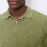 Marc O'Polo - Polo - Olive - 100% Katoen - GOTS Keurmerk