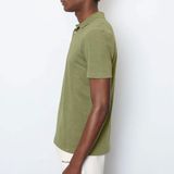 Marc O'Polo - Polo - Olive - 100% Katoen - GOTS Keurmerk