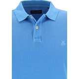 Marc O'Polo - Regular Fit - Poloshirt - Azuurblauw