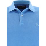 Marc O'Polo - Shaped Fit Polo - Azuurblauw - Heren Poloshirt