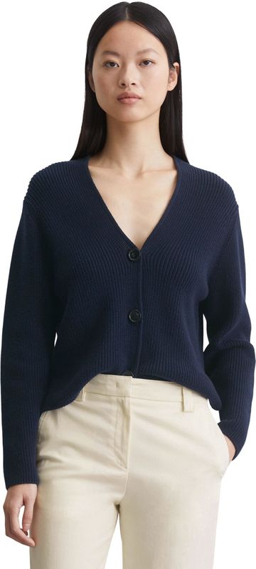 Vesten - Effen - Knitwear - V-hals - Lange Mouw
