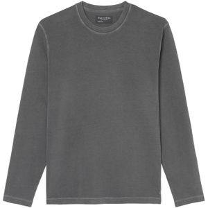 Marc OPolo - Herenshirt - Grijs - Biologisch Katoen - Lange Mouwen