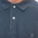 Marc O'Polo Langarm-Poloshirt im Washed-Look