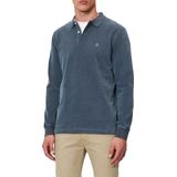 Marc O'Polo Langarm-Poloshirt im Washed-Look