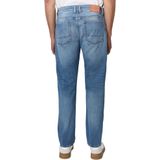 Jeans - Effen - Denim - Heavy Washed - Regular Fit - Mid Waist