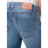 Jeans - Effen - Denim - Heavy Washed - Regular Fit - Mid Waist