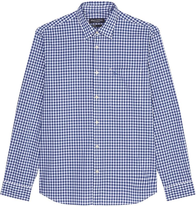 Marc O'Polo Hemd Kariert Blau - Größe M