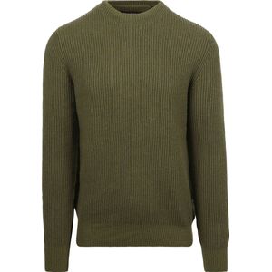 Marc O'Polo Pullover Wol Blend Groen - Heren