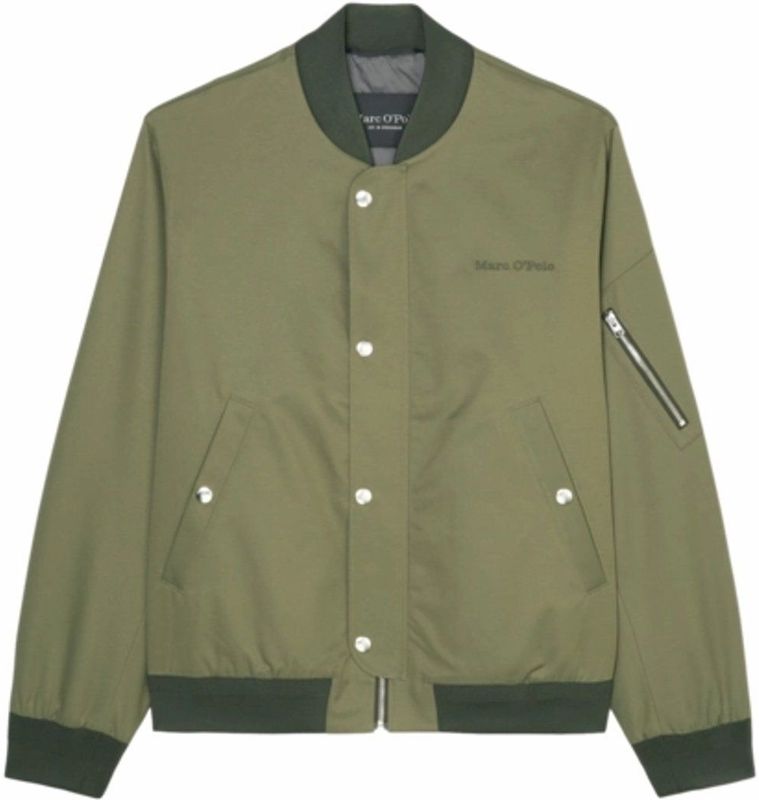 Marc O'Polo Jas Heren Olive - Regular Fit Bomberjack