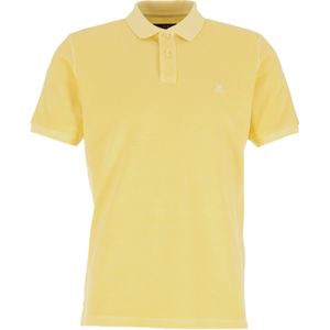 Marc O'Polo regular fit polo - heren poloshirt korte mouw - geel