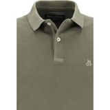 Marc O'Polo shaped fit polo - heren poloshirt - olijfgroen