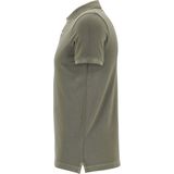 Marc O'Polo shaped fit polo - heren poloshirt - olijfgroen