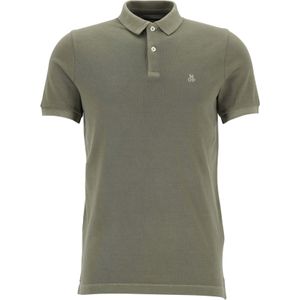 Marc O'Polo shaped fit polo - heren poloshirt - olijfgroen