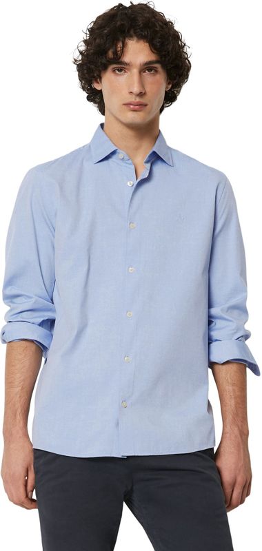 Marc OPolo Herenhemd van biologisch katoen, lange mouwen, E86, XS