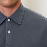 Marc O'Polo regular fit polo, heren poloshirt korte mouw, azuurblauw