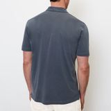 Marc O'Polo regular fit polo, heren poloshirt korte mouw, azuurblauw