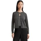 Marc O'Polo - Vest - Deep Grey Melange - 100% Merinowol