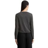 Marc O'Polo - Vest - Deep Grey Melange - 100% Merinowol