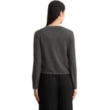 Marc O'Polo - Vest - Deep Grey Melange - 100% Merinowol