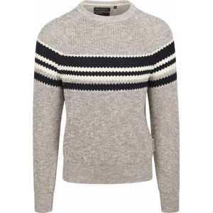 Marc O'Polo Pullover Grijs Melange - Heren - Pullovers