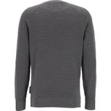 Marc O'Polo regular fit pullover - heren trui katoen met O-hals - grijs (middeldik)