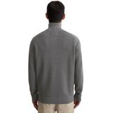 Marc O'Polo - Gebreide Trui - Grijs - Biologisch Katoen