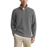 Marc O'Polo - Gebreide Trui - Grijs - Biologisch Katoen