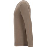 Marc O'Polo regular fit pullover - heren trui wol- met katoenmengsel met O-hals - grijs (middeldik)