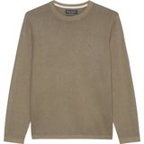 Marc O'Polo regular fit pullover - heren trui wol- met katoenmengsel met O-hals - grijs (middeldik)