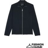 Marc O'Polo Strickjacke Zipped Trainer Jacket mit 2-Wege-Reißverschluss, Stehkragen