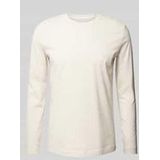 Shirt - Effen - Jersey - Lange Mouw - Normale Pasvorm