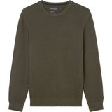 Marc O'Polo - Gebreide Trui - Groen - Biologisch Katoen
