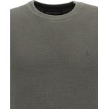 Marc O'Polo - Gebreide Trui - Groen - Biologisch Katoen