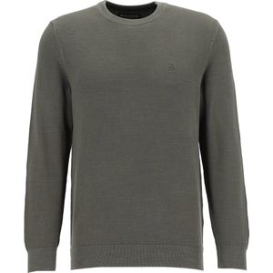 Marc O'Polo - Gebreide Trui - Groen - Biologisch Katoen