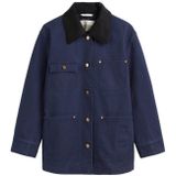 Tussenjas - Effen - Katoen - Cargo/Fieldjack - Losse Pasvorm