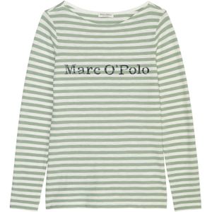 Marc OPolo - B76 - Damesshirt - Gestreept - Lange Mouwen - Biologisch Katoen