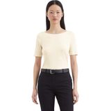 Marc O'Polo - T-shirt - Mêlee - Puur Katoen - Logoprint - Korte Mouwen