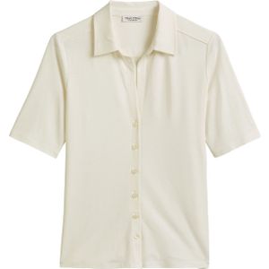 Blouse - Effen - Klassieke Blouse - Kwartmouw - Normale Pasvorm