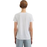 T-shirt - Effen - Jersey - Ronde Hals - Kwartmouw - Losse Pasvorm