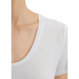 T-shirt - Effen - Jersey - Ronde Hals - Kwartmouw - Losse Pasvorm