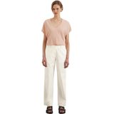 Marc O'Polo - Dames-T-shirt - Lichtgewicht Biologisch Katoen - V-hals