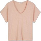 Marc O'Polo - Dames-T-shirt - Lichtgewicht Biologisch Katoen - V-hals