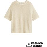 Gebreide Trui - Effen - Knitwear - Lange Mouw - Slanke Pasvorm