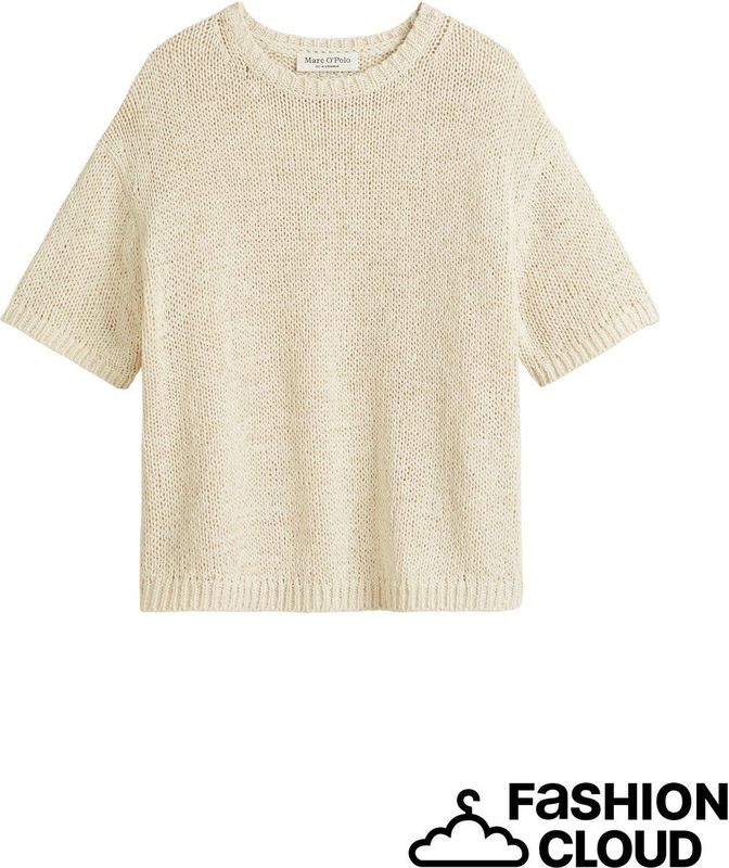 Gebreide Trui - Effen - Knitwear - Lange Mouw - Slanke Pasvorm