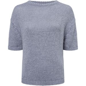 Gebreide Trui - Effen - Knitwear - Ronde Hals - Losse Pasvorm