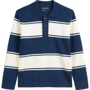 Regular Fit Rugbyshirt aus reiner Baumwolle in leichtem Milano-Strick