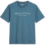 Marc O'Polo T-Shirt Logo Blau - Größe M