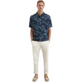 Marc O’Polo - Vrijetijdsoverhemd - All-over Motief - Regular Fit - Linnen