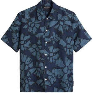 Marc O’Polo - Vrijetijdsoverhemd - All-over Motief - Regular Fit - Linnen