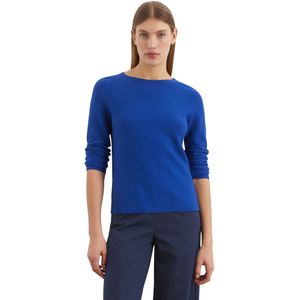 Marc O'Polo - M02600660063 - Damestrui - Shiny Blue - 100% Biologisch Katoen